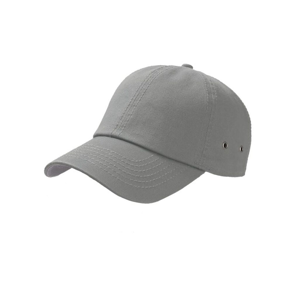 Atlantis Action 6 Panel Chino Baseball Cap / Grey
